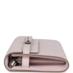 Hermes Kelly Wallet To Go Mauve Pale Epsom Palladium Hardware - Image 5