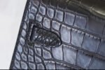 Kelly Depeches 25 American crocodile leather  &diams;️Black - Image 9