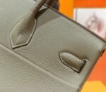 Herm&egrave;s Birkin platinum bag, ivory color, Togo style, fully hand-sewn, gold buckle, 29-42cm long customization - Image 5