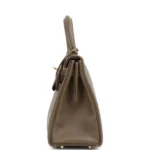 Hermes Kelly Retourne 28 Etoupe Clemence Gold Hardware - Image 3