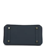 Hermes Birkin 25 Bleu Abysse Togo Gold Hardware - Image 6