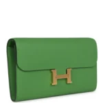 Hermes Constance Wallet To Go Vert Yucca Epsom Gold Hardware - Image 2