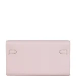 Hermes Kelly Wallet To Go Mauve Pale Epsom Palladium Hardware - Image 4