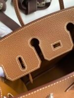 Herm&egrave;s Birkin 40cm Golden Brown Customized - Image 6