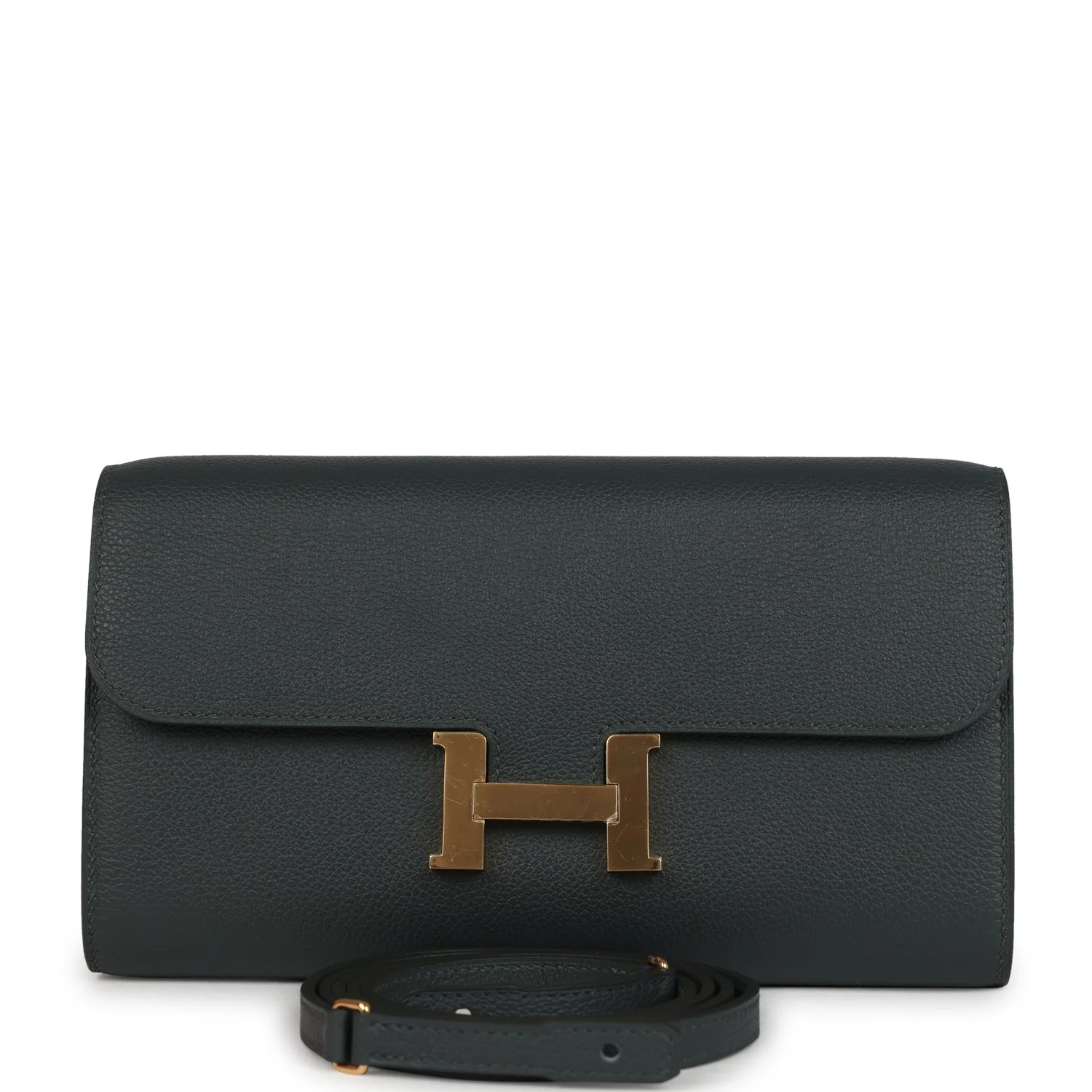 6E6AA98C-0D17-84E0-4871-FFDBA9CE8E3F.webp Hermes Constance Wallet To Go Vert Mangrove Evercolor Gold Hardware - Image 1