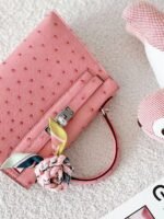 Hermes Kelly2 Mini 19 South African ostrich skin - Image 3