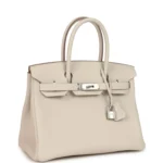 Hermes Birkin 30 Craie Togo Palladium Hardware - Image 2