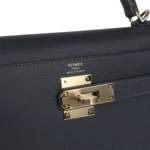 Hermes Kelly Sellier 28 Ardoise Epsom Permabrass Hardware - Image 7