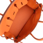 Hermes Birkin 25 Orange Togo Gold Hardware - Image 8
