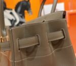 Herm&egrave;s Birkin platinum bag, ivory color, Togo style, fully hand-sewn, gold buckle, 29-42cm long customization - Image 8