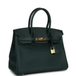 Hermes Birkin 30 Vert Tropical Jonathan Gold Hardware - Image 2
