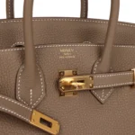 Hermes Birkin 25 Etoupe Togo Gold Hardware - Image 7