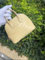 Bolide Mini 18CM Matte crocodile leather vanilla - Image 2