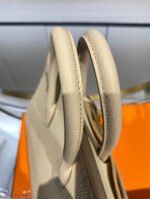 Herm&egrave;s Birkin 25-35 Craie Cream White Togo Leather Custom - Image 5