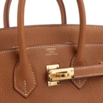 Hermes Birkin 25 Gold Togo Gold Hardware - Image 7