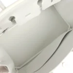 Hermes Birkin 25 New White Swift Palladium Hardware - Image 8
