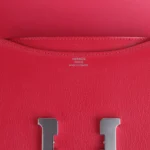 Hermes Constance 18 Rose Extreme Chevre Chamkila Palladium Hardware - Image 8