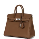 Hermes Birkin 25 Alezan Togo Palladium Hardware - Image 5