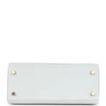 Hermes Kelly Retourne 25 Gris Platine Togo Permabrass Hardware - Image 6