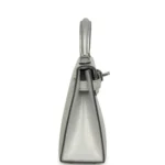 Hermes Kelly Sellier 20 Argent Chevre Chamkilight Palladium Hardware - Image 4