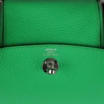 Hermes Mini Lindy Vert Comics Clemence Palladium Hardware - Image 8