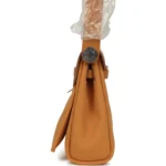 Hermes Herbag Zip 20 Mini Naturel Sable Toile Militaire Canvas and Vache Hunter Palladium Hardware - Image 3