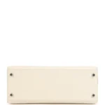Hermes Kelly Sellier 28 Sellier Nata Verso Epsom Palladium Hardware - Image 6