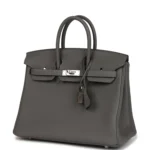 Hermes Birkin 25 Gris Meyer Togo Palladium Hardware - Image 5
