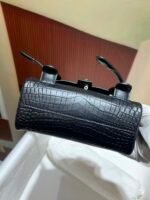 Herm&egrave;s Kellly doll bag  crocodile leather custom - Image 8