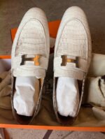 Herm&egrave;s loafers Himalayan crocodile leather custom - Image 2