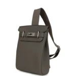 Hermes HAC A Dos PM Backpack Etain Togo Palladium Hardware - Image 5