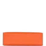 Hermes Special Order (HSS) Kelly Pochette Orange Verso Swift Gold Hardware - Image 6