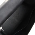 Hermes Kelly Sellier 28 Black Epsom Palladium Hardware - Image 8