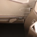 Hermes Birkin Sellier 30 Etoupe Epsom Palladium Hardware - Image 9
