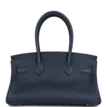 Hermes Shoulder Birkin Light 29 Bleu Abysse Evercolor Gold Hardware - Image 4