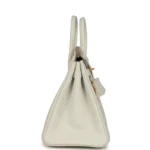 Hermes Birkin 25 Gris Pale Togo Gold Hardware - Image 3