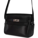 Hermes Kelly Messenger PM Black Evergrain Palladium Hardware - Image 5