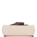 Hermes Herbag Zip 20 Mini Ecru and Beige Toile H Canvas and Ebene Vache Hunter Gold Hardware - Image 7