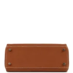 Hermes Kelly Retourne 25 Fauve Barenia Faubourg Gold Hardware - Image 7
