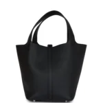 Hermes Picotin Lock 22 Black Clemence Palladium Hardware - Image 5