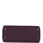 Hermes Kelly Retourne 25 Cassis Togo Gold Hardware - Image 6