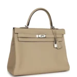 Hermes Kelly Retourne 35 Trench Togo Palladium Hardware - Image 2
