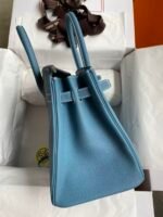 Hermes Birkin 25, denim blue Togo customization - Image 8
