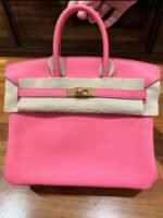 Herm&egrave;s Birkin 25-35 Light Pink TOGO Custom