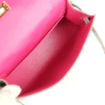 Hermes Special Order (HSS) Kelly Sellier 20 Gris Perle Verso Matte Alligator Gold Hardware - Image 8