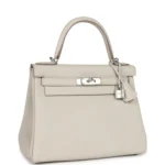 Hermes Kelly Retourne 28 Beton Togo Palladium Hardware - Image 2