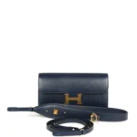 Hermes Rock Constance Wallet To Go Wallet To Go Bleu Abyss Box Gold Hardware - Image 2
