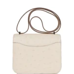 Hermes Constance 18 Nata Ostrich Palladium Hardware - Image 4