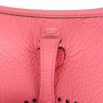 Hermes Evelyne TPM Rose Azalee Clemence Palladium Hardware - Image 7