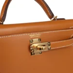 Hermes Kelly Sellier 20 Naturel Sable Butler Gold Hardware - Image 7